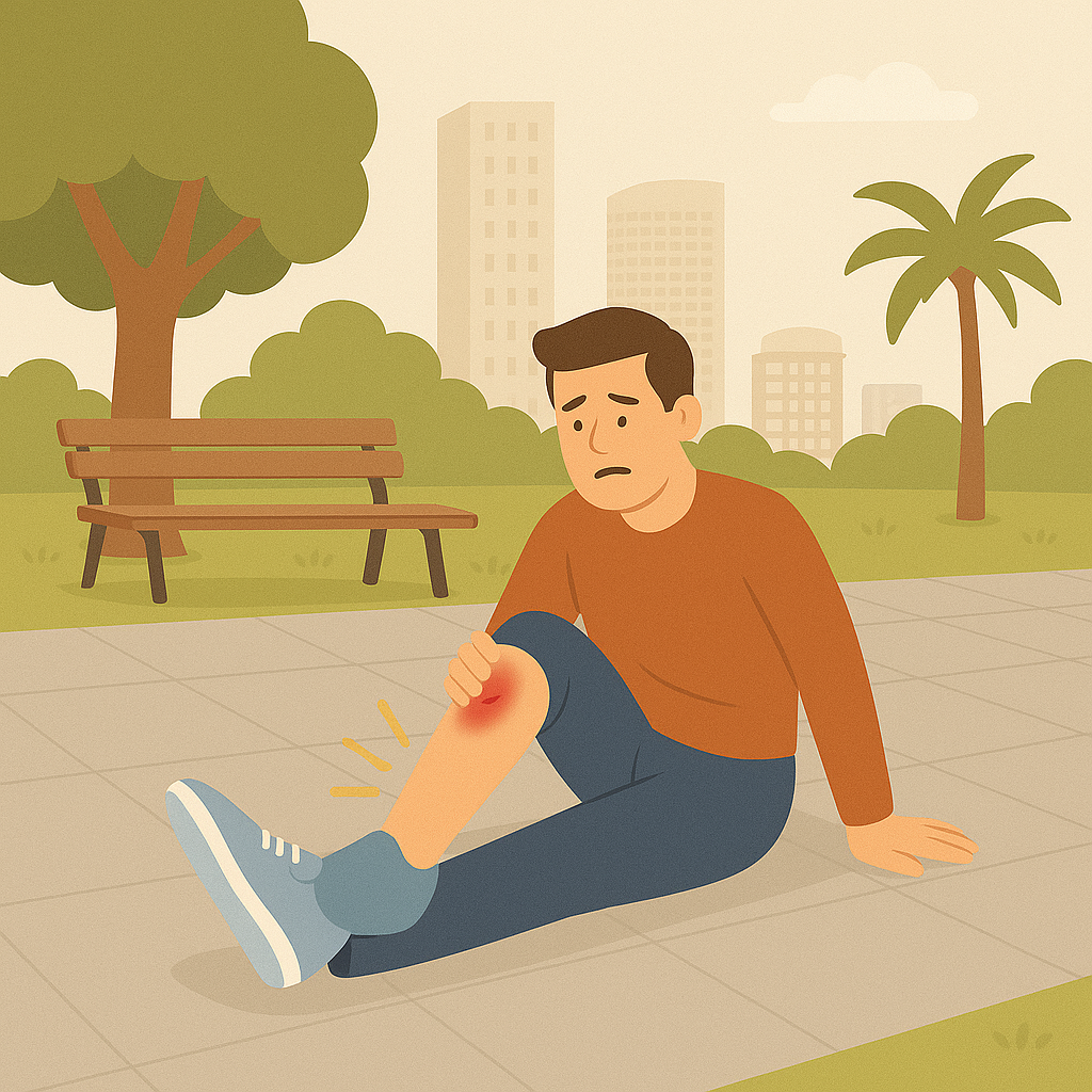 פציעה בפארק ציבורי