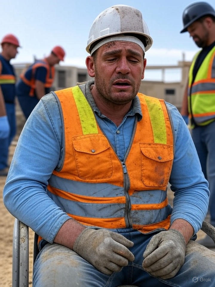 איור צבעוני של פיצויים מתאונת עבודה בישראל